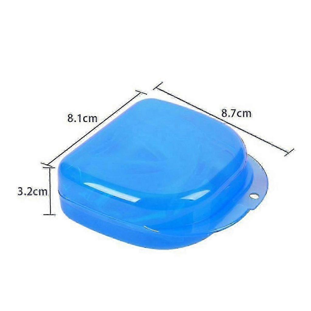 Stop Snoring Anti Snore Mouthpiece Apnea Guard Bruxism Tray Sleep Aid Mouth Guardblue1pcs Fz51-2