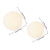 2Pcs Processed Goatskin Drum Skin Replacement for Djembe Conga African Drums Hand Percussion Instruments Long-Lasting Sound
