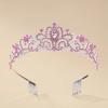 Barock Exquisite Krone Brautkrone Tiara Haarschmuck Beliebter Prinzessin Haarkamm Krone Tiara Schultergurte