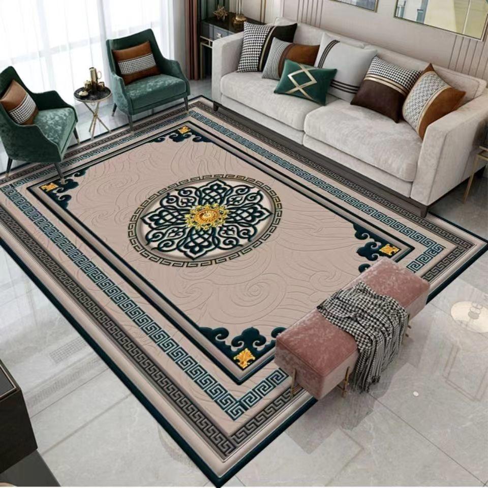 

New Chinese Antiskid Carpet Soft Foldable Rug for Living Room Home Coffee Table Mat Easy Cleaning Study Decoration 120*160cm