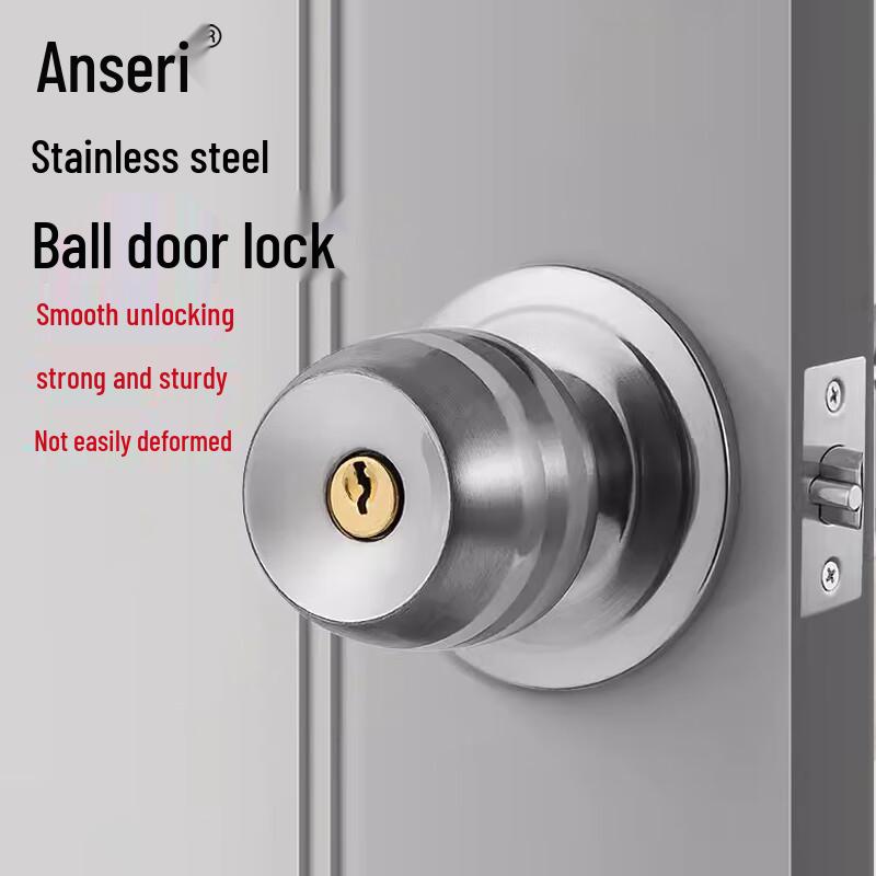 Ansailei Stainless Steel Spherical Door Lock