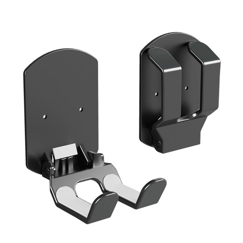 No Drill Headphone Hanger for Wall Mount Storage, Adhesive ABS Holder for Over Ear Headphones in Dorm and Office Areas