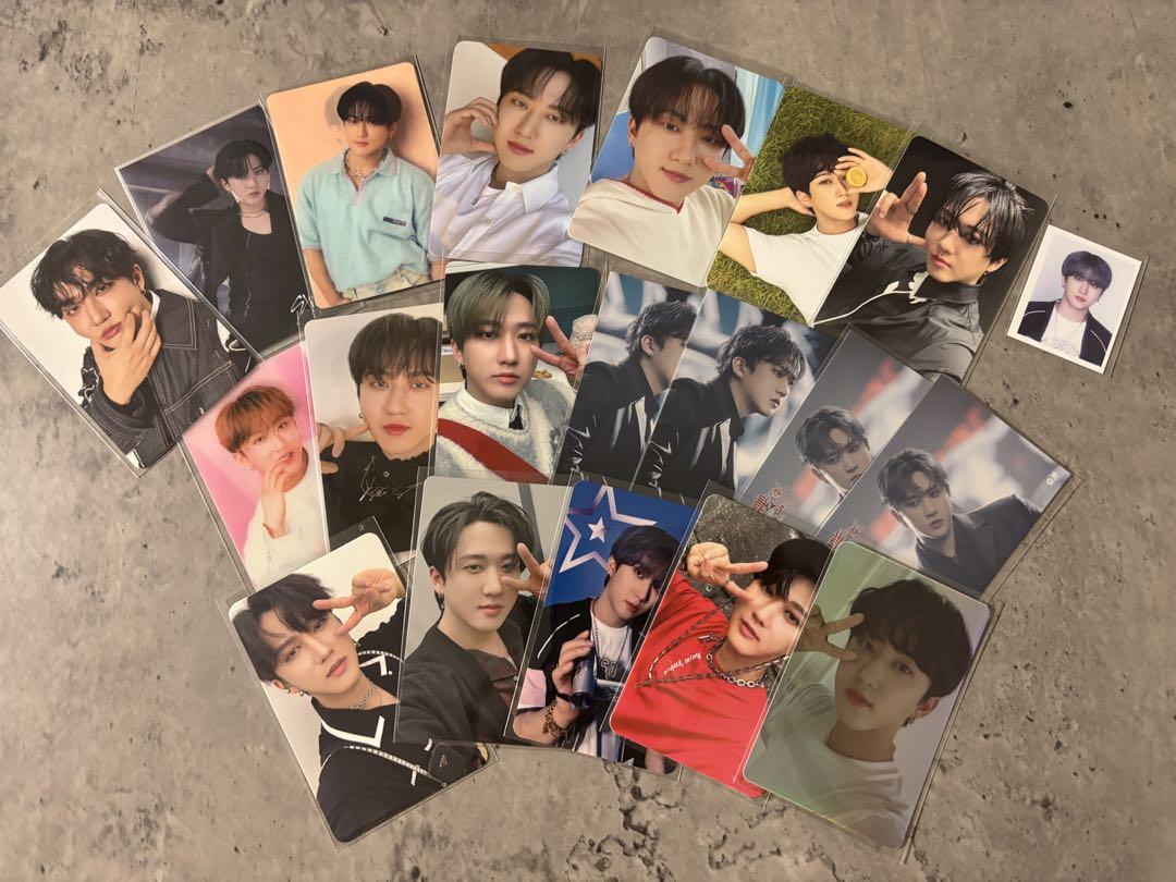 

[USED] StrayKids Changbin trading cards bundle sale