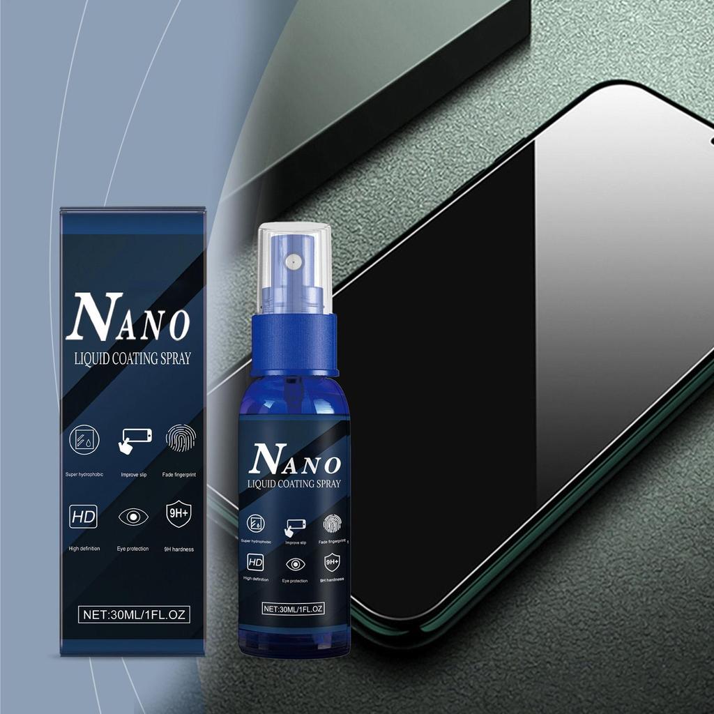 30ml Oleofobní povlakový liquid, Hydrofobní chránič obrazovky proti otiskům prstů pro čočky brýlí, Telefon, Tablet, Fotoaparát