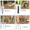Wooden handle stainless steel garden tool set Gardening flower garden tool set