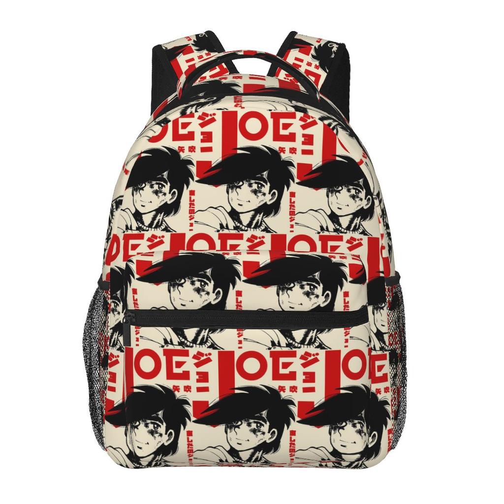 Manga Ashita No Joe Anime Backpacks Boys Girls Bookbag Children School Bags Cartoon Laptop Rucksack Shoulder Bag Large Capacity