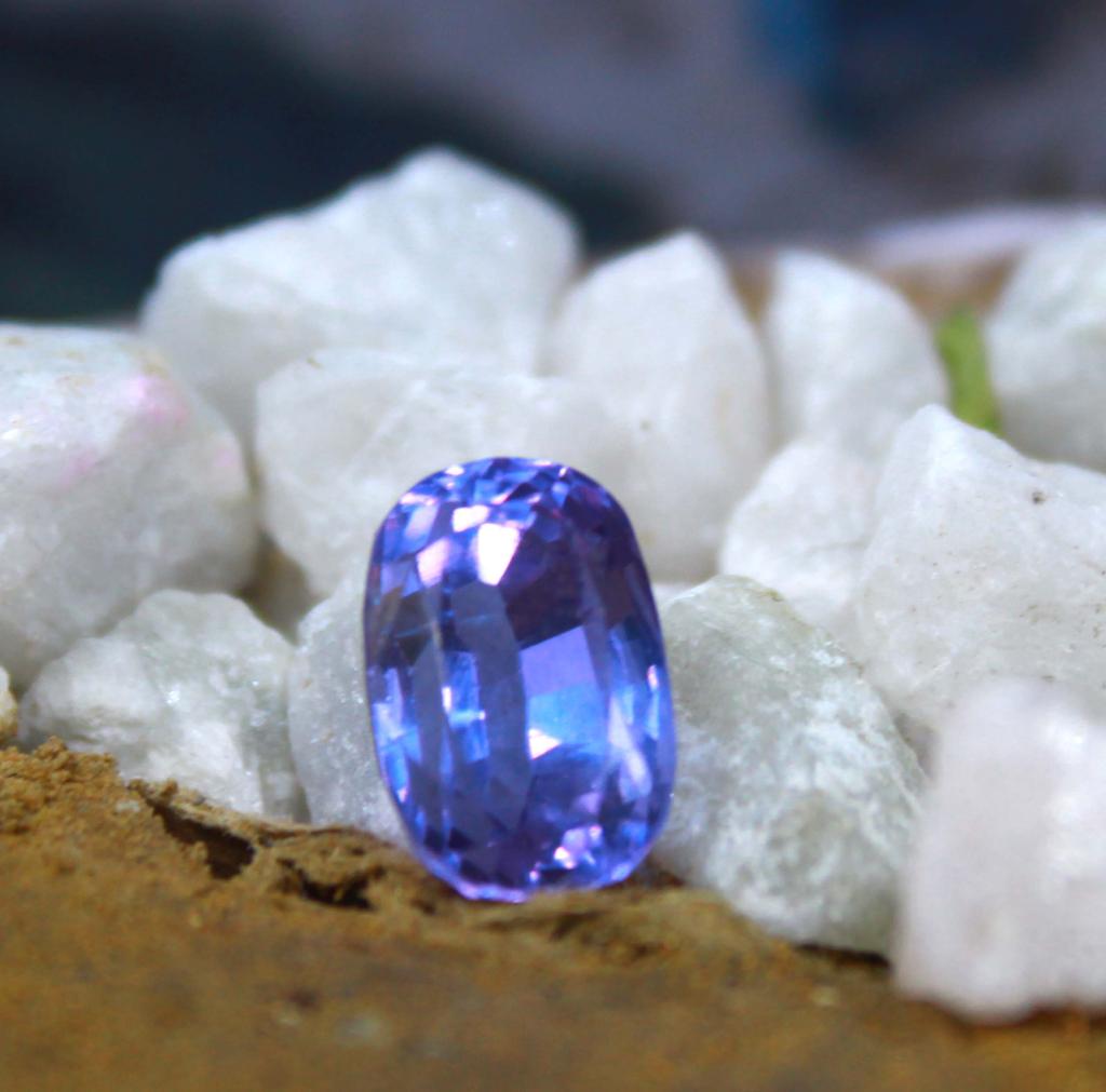 5.90 Carat Superior Quality Offer Purple Alexandrite Cushion Shape Certified Russia Gemstone SN507