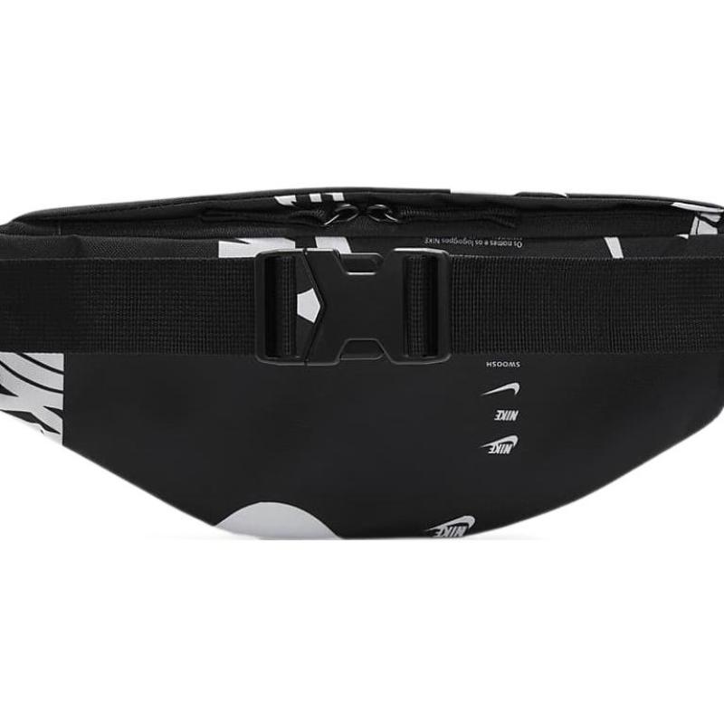 Nike Heritage Fabric Crossbody Bags Fanny Pack Regular Unisex Black Casual DQ5930-010