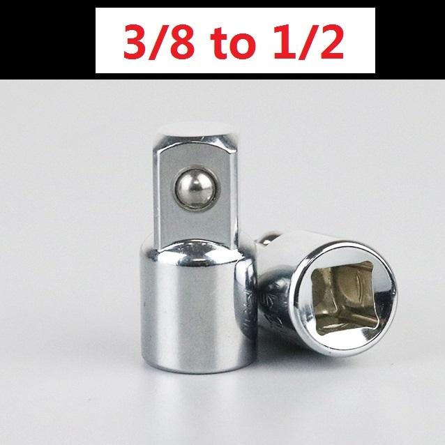 Stecknuss-Konverter-Adapter-Set Hülsenadapter 1/2 Groß 3/8 Mittel 1/4 Klein Austauschbarer Adapter Ratschenschlüssel-Aufsatz