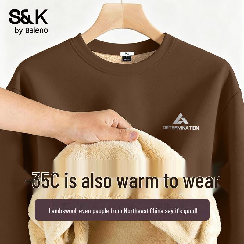 Baleno Men s S&K Series Lamb Fleece Winter Sweatshirt 2XL