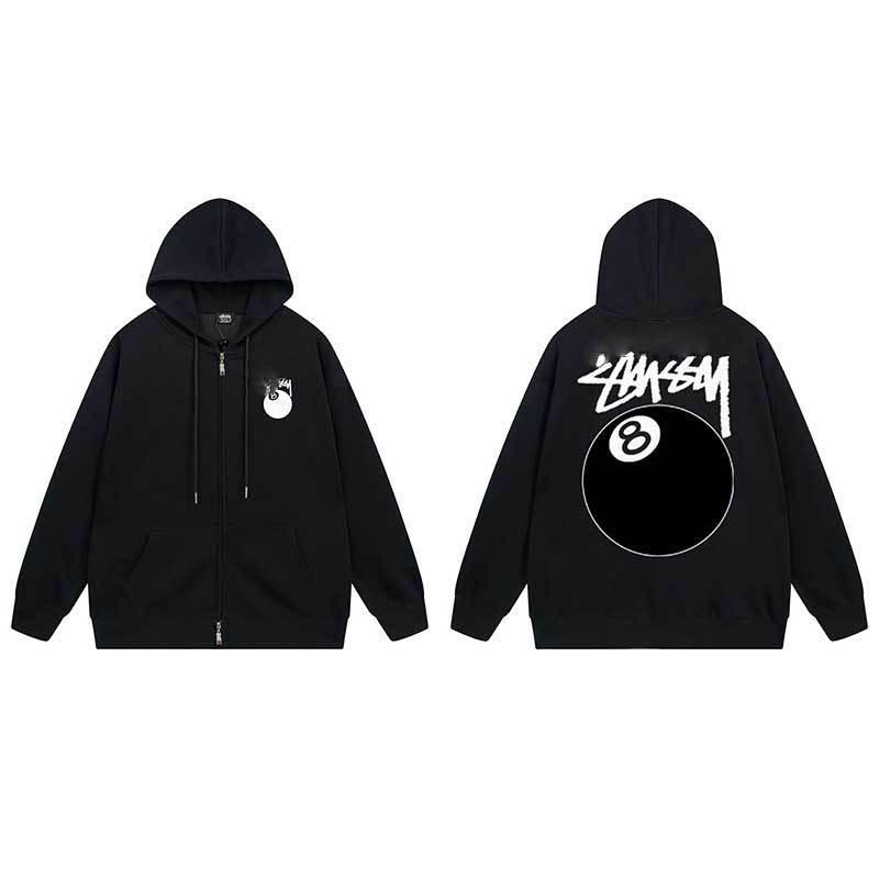 Unisex Heavyweight Cotton Classic Cardigan Hoodie Jacket