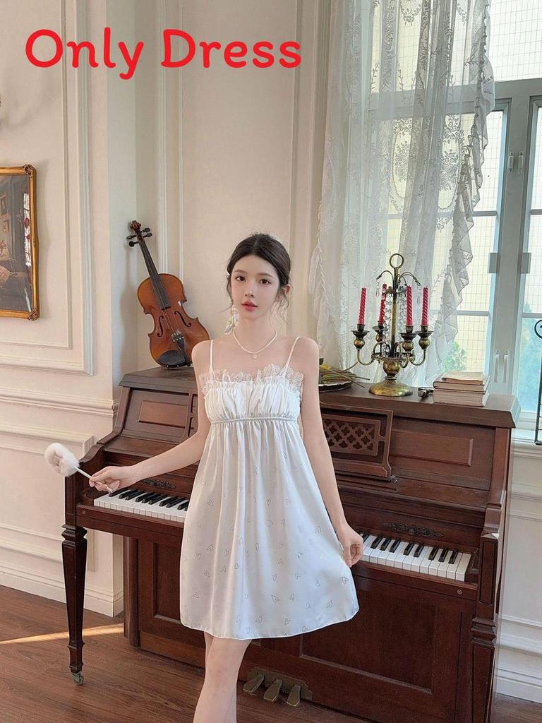 Chemise da notte senza maniche da donna effetto seta pura con tessuto fresco e morbido per dormire