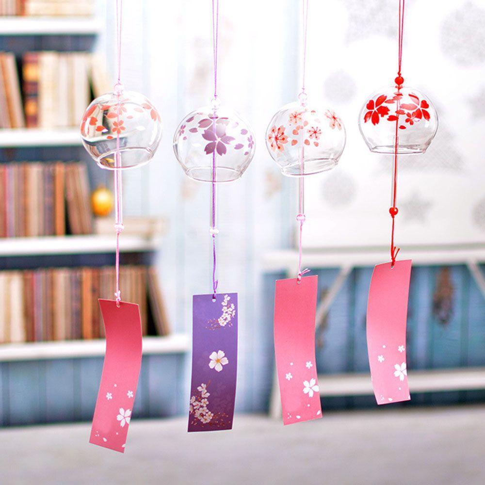 1 Stück Windspiel Japan Windspiele Handgefertigtes Glas Furin Spa Küche Büro Dekor japanische Raumdeko Für Heimdekoration Party