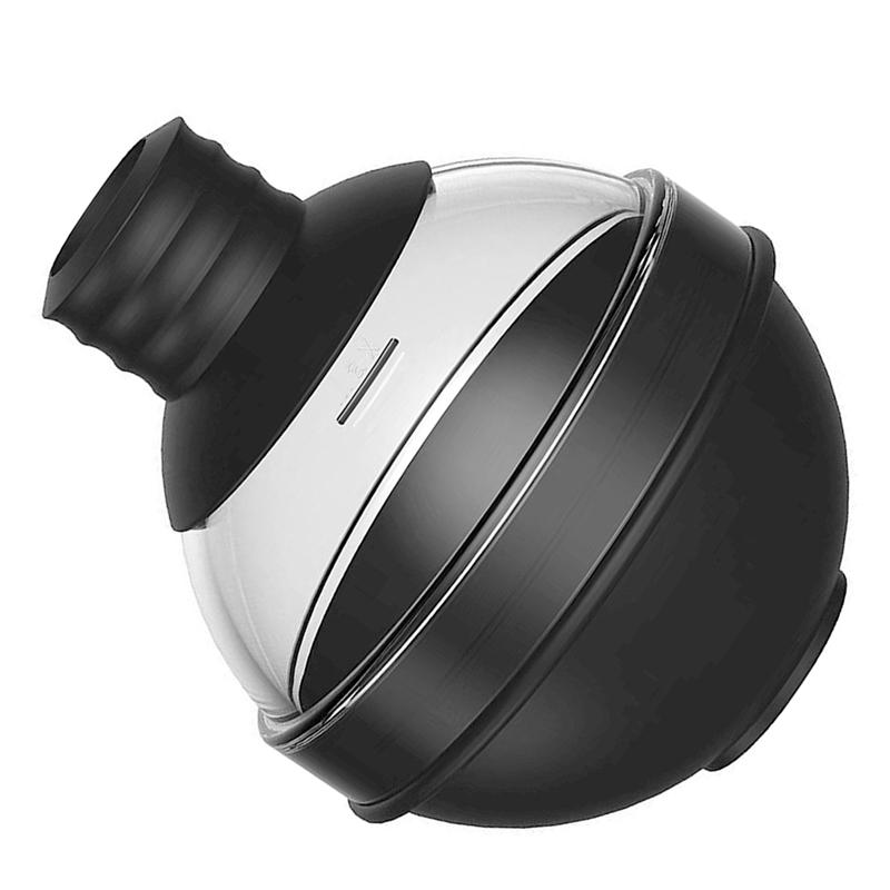 

A95I-Large Round Ice Ball Making Mold 2.4 Inch Large Spherical Silicone Ice Mold For Cocktails And Bourbon Whiskey чорний