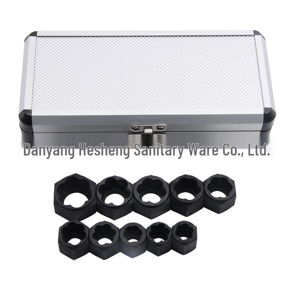 Ten-Piece Nut Remover & Bolt Extractor Tool Set