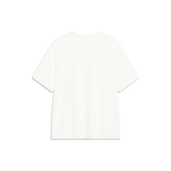 Li Ning LiNing Sports Lifestyle Collection T Shirt Men's Ivory AHST447-5