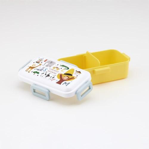 Skater Bento Box 530ml Antibacterial Fluffy Dome Lid For Women Made in Japan Curious George ZOO PFLB6AG