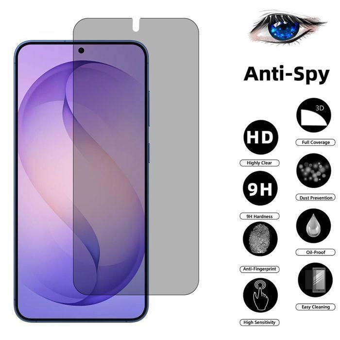 Verre Trempé - BOOLING - pour Samsung Galaxy S26 Plus - 3 Vitre Protection Anti-Espion 9H