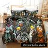3D Printed Anime The OVERLORD Bedding Set Boys Girls Twin Queen Size Duvet Cover Pillowcase Bed Kids Adult Home Textileextile369