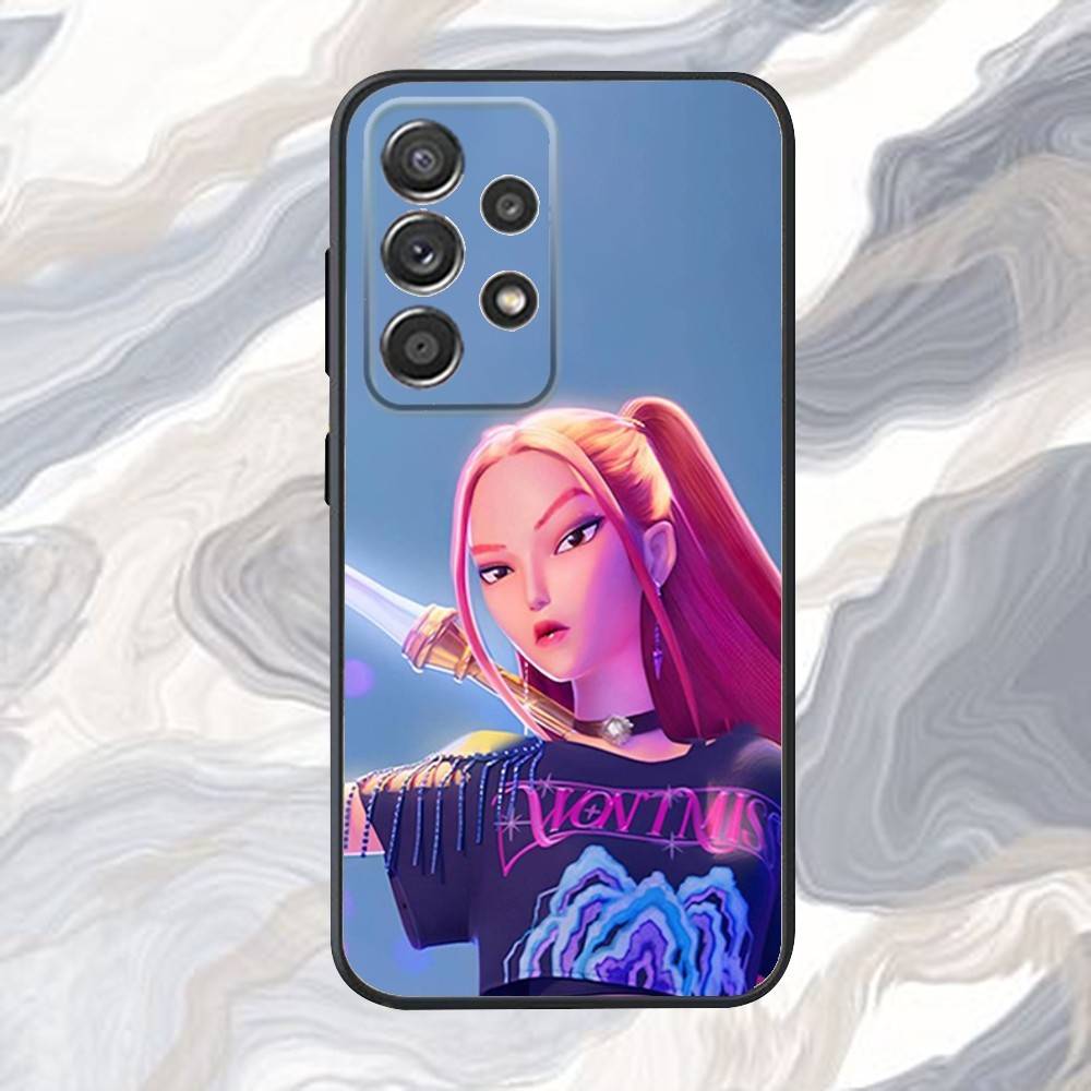 KPOP D-Demon-ns H-Hunters Handyhülle Für Samsung S25,S24,S21,S22,S23,S30,Ultra,S20,Plus,Fe,Lite,Note,10,9,5G Schwarzes Cover