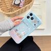 iPhone 15 ProMax Case: Cute Cat & Rabbit Grid Design, Anti-Fall