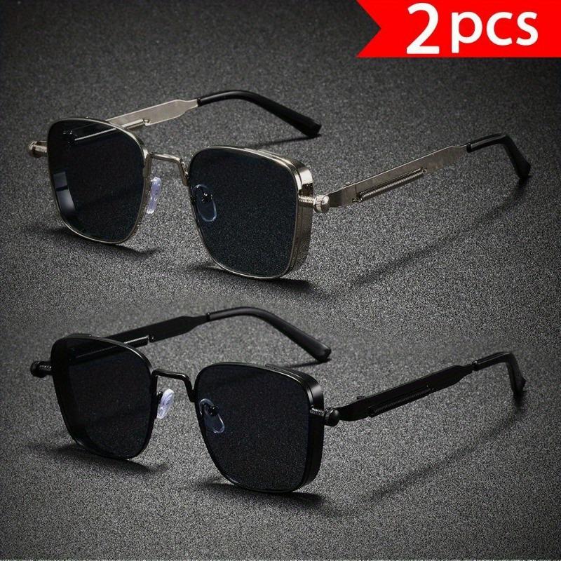 2 Pairs of Fashionable and Trendy Glasses Suitable for Both Men and Women Fashionable Accessories, Exquisite Appearance Style