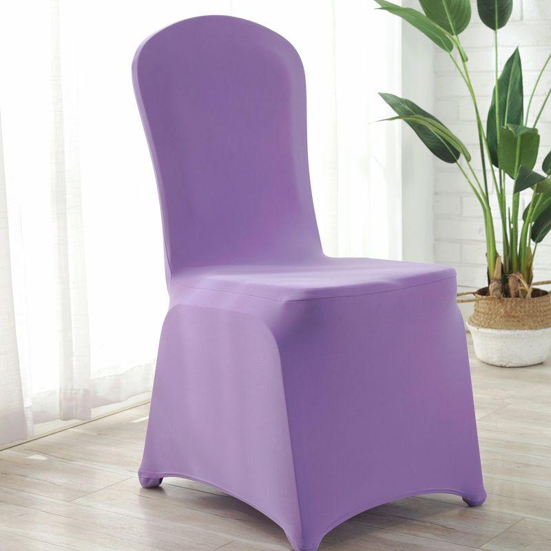 Universal Stretch Chair Cover - Solid Color, Thickened for Hotel, Restaurant, Wedding, Banquet