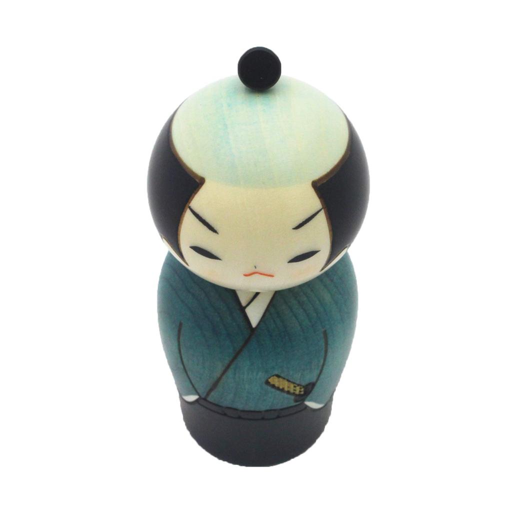 Usaburo Kokeshi Samurai Made in Japan
