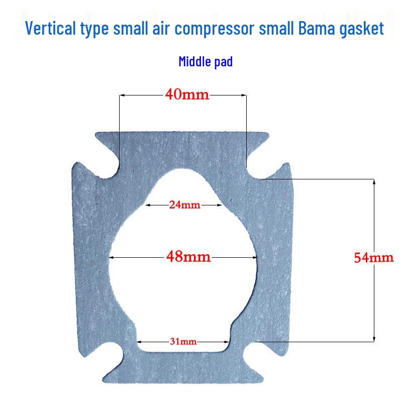 Ribao Air Compressor Piston Accessories: Paper Gasket, Cylinder Head, Liner, Asbestos Sealing Gasket