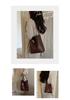 2026 Summer Korean Minimalist Woven Texture Bucket Bag - Large Capacity, Solid Color, Single Shoulder & Handheld