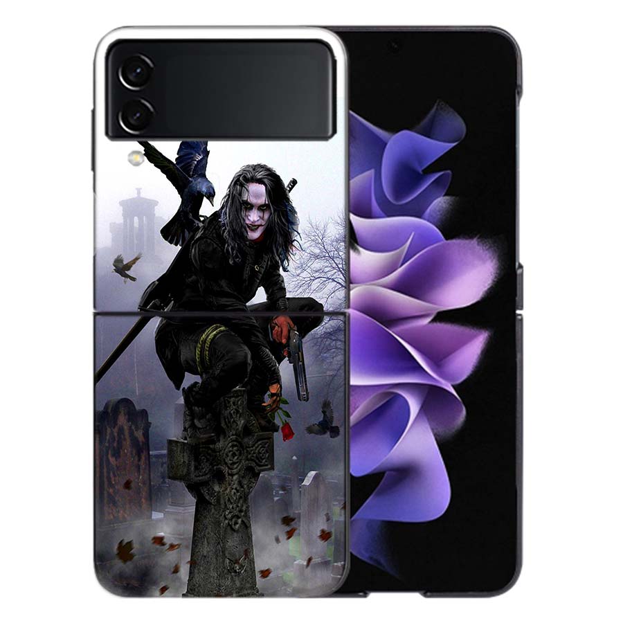 Movie THE C-CROW Phone Case For Samsung Z Flip 6 7 5G Galaxy Z Flip 5 4 3 5G Cases Shockproof Hard Cover TPU