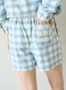 Preppy flannel check shorts PWFP255282BLUF
