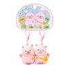 Magnetic Cat Figurine Keychain Capybara Couple Pendants  Car Key Accessories