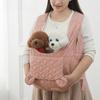 Fluffybaby Tragbare Haustier-Brusttasche - Groß, Weiche, Atmungsaktive Trage für Hunde und Katzen