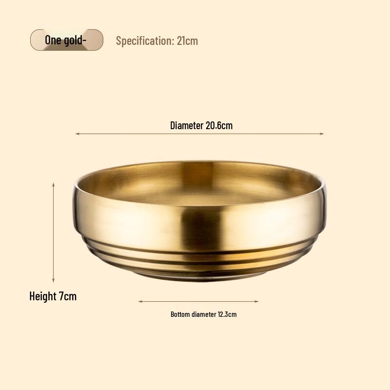 ZISIZ Stainless Steel Korean Noodle Bowl