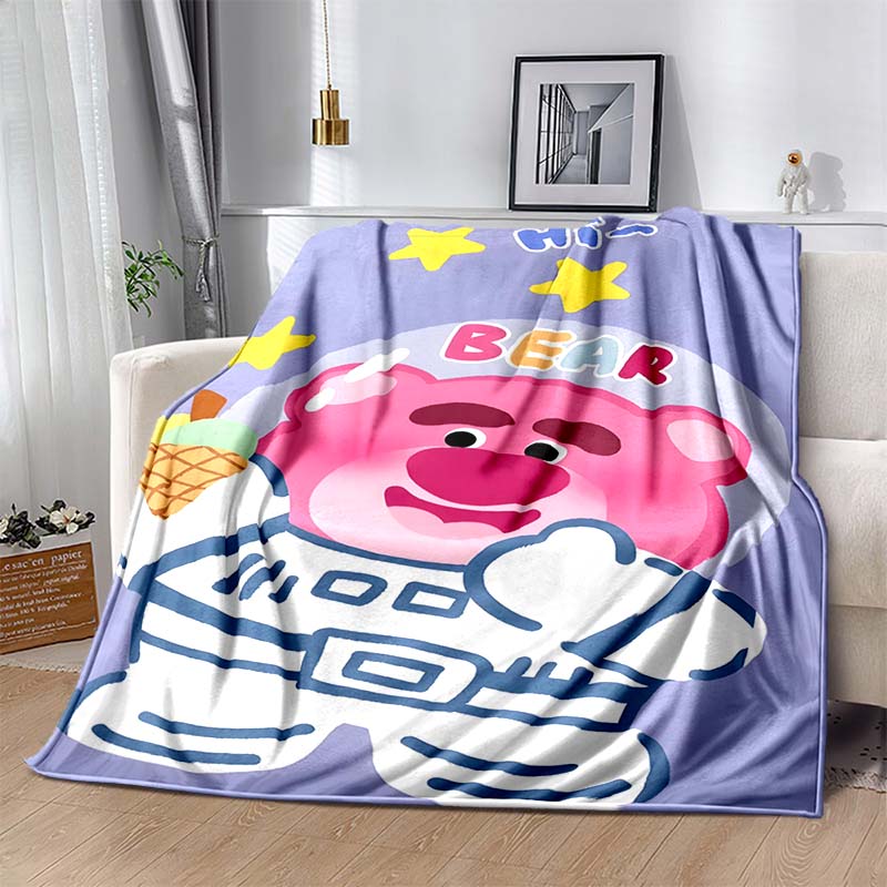 Various Styles and Sizes Toy Stories Cartoon Print Soft Blanket Bedroom Living Room Sofa Office Nap Camping Travel Shawl Blanket