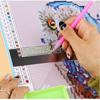 DIY 5D Diamond Painting Tools Stainless Steel Mesh Ruler Square Round Beads Drawing Ruler Diamond Embroidery Accessories