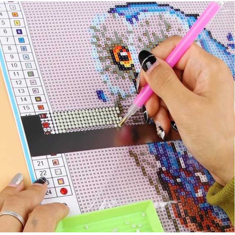 DIY 5D Diamond Painting Tools Stainless Steel Mesh Ruler Square Round Beads Drawing Ruler Diamond Embroidery Accessories