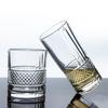 340ml/315ml Whiskey Glass Water Bottle Diamond Patterned Cocktail Glass Transparent Juice Cold Drink Mugs Drinkware Beer Glass