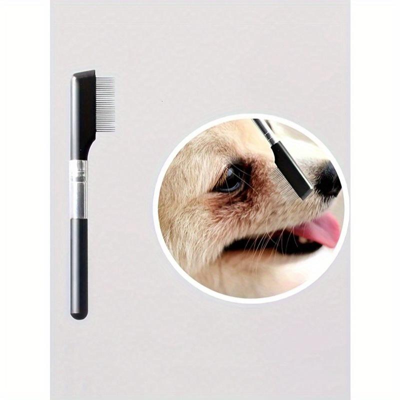 Easy-To-Clean Pet Eye Brush, Clean Face Comb + Clean Face Scissors, Remove Tear Marks, Scabs And Mucus, Comb Hair, Suitable For Small Cats And Dogs