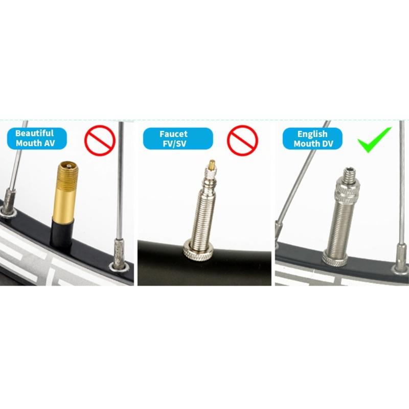 Aluminum Alloys Valves Adapter Alloys Valves Connectors Bicycles Valves Adaptors for Emergencies Repairs