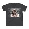 Men's Waylon Jennings Portrait T-shirt  Charcoal