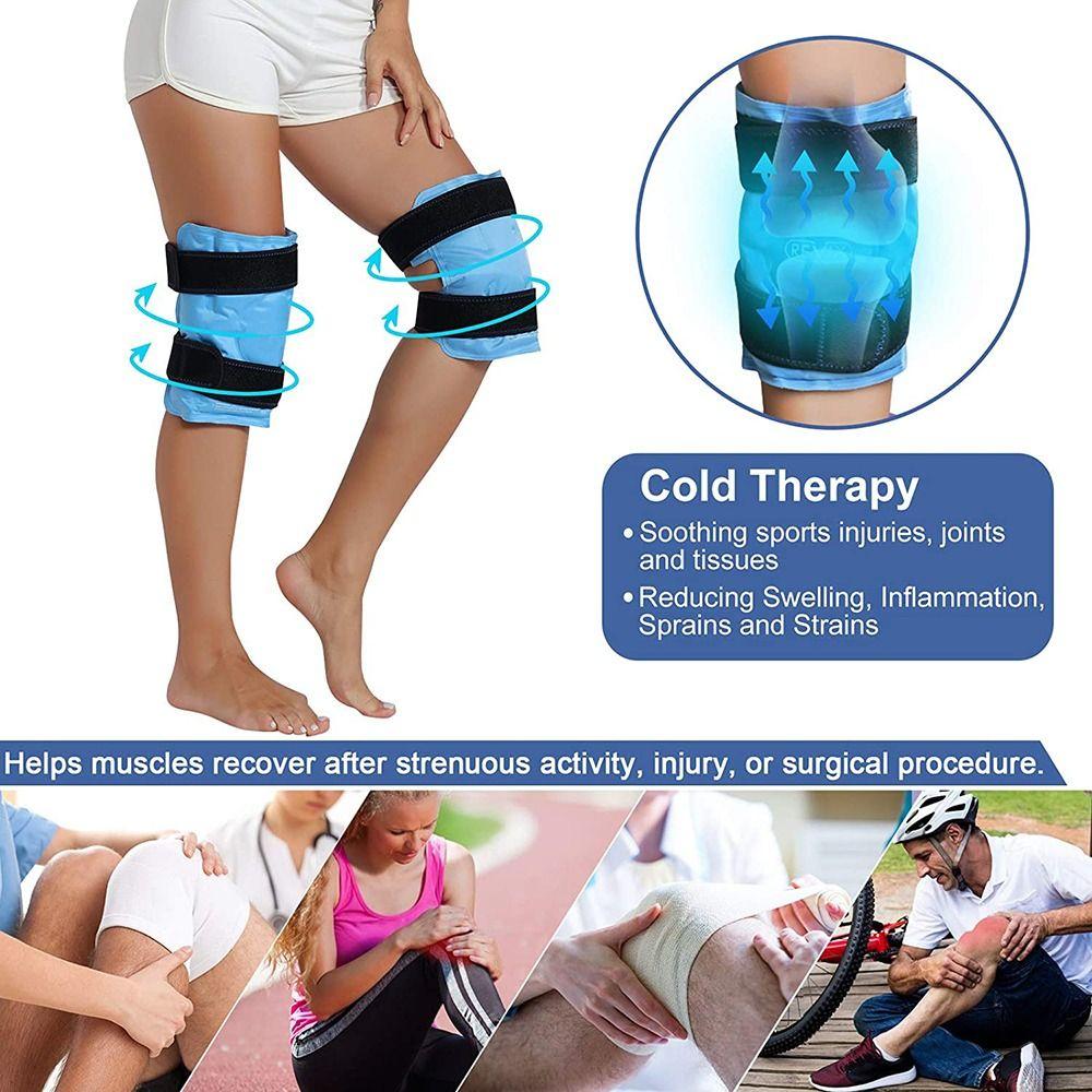 

Reusable Knee Pain Relief Injury Recovery Gel Ice Packs Ice Pack Wrap Knee Wrap Knee Ice Pack