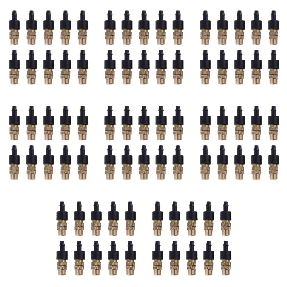 10-100pcs Adjustable Copper Mist Nozzle Garden Sprayer Nozzle Greenhouse Lawn Water Sprinkler Outdoor Garden Equipment