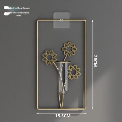 Nordic Metal Wall-Mounted Hydroponic Vase Set