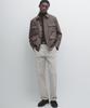 Massimo Dutti Herringbone Wool Blend Cardigan