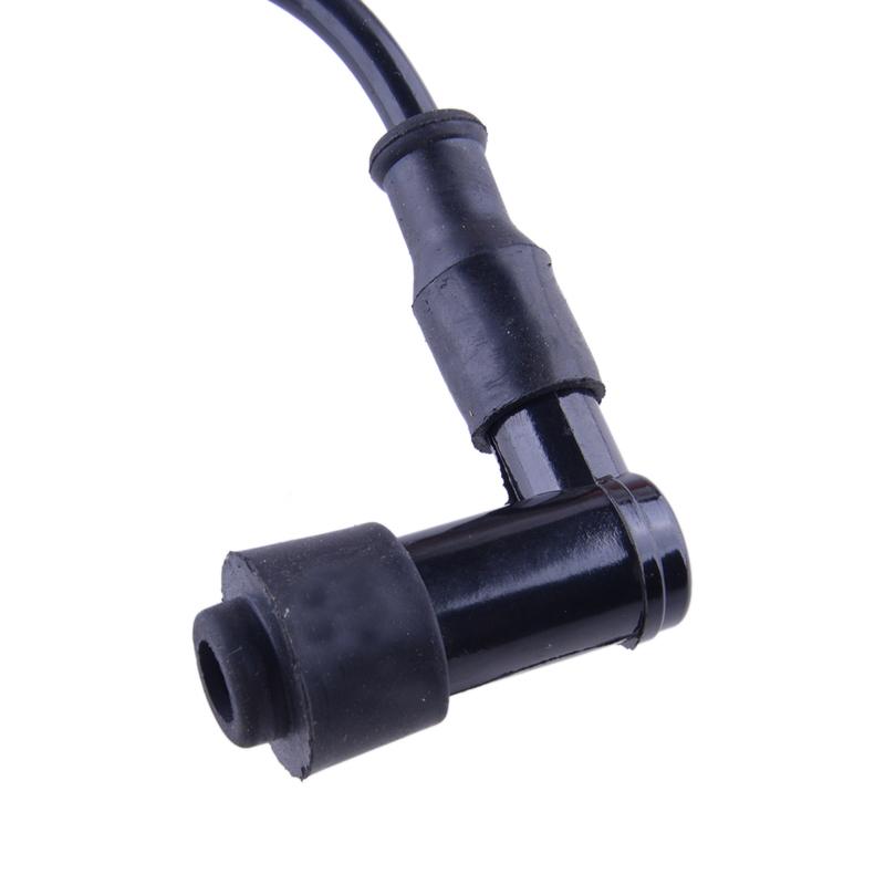 Black 90 Degree Ignition Coil Spark Plug Wire For Motorcycle ATV Go karts UTV Scooters 50CC-250CC 12V