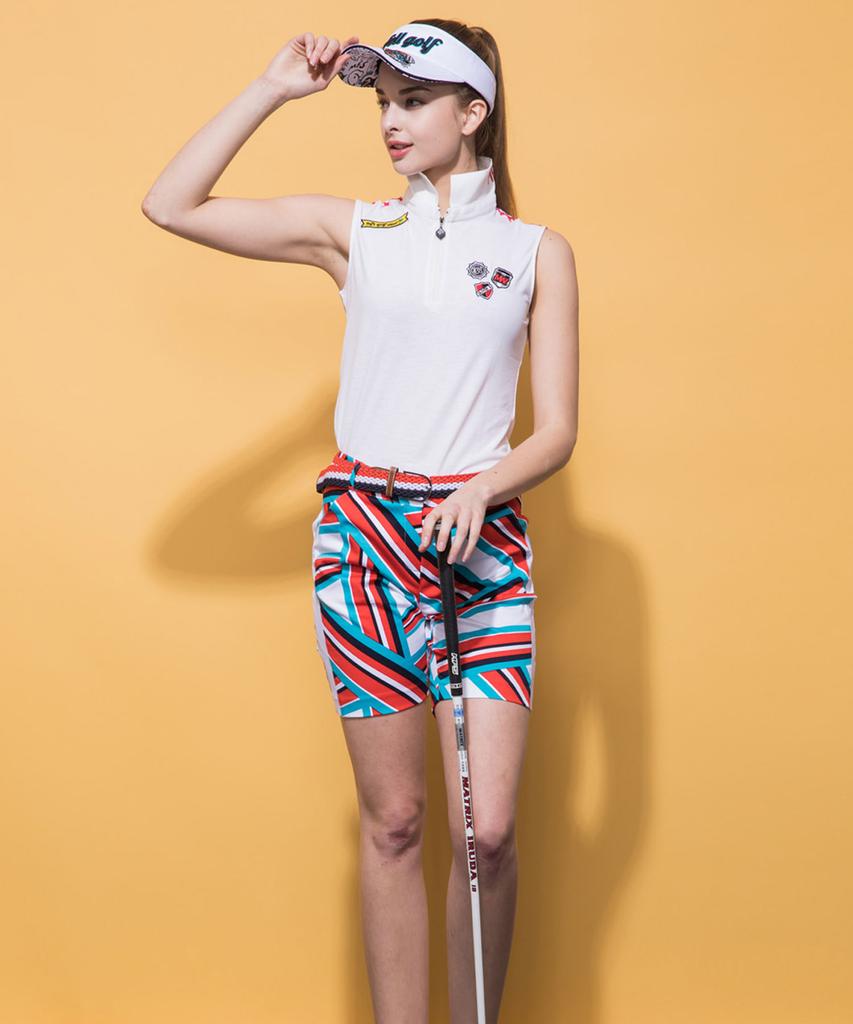 MFS GOLFWEAR Color Blocks Half Pants