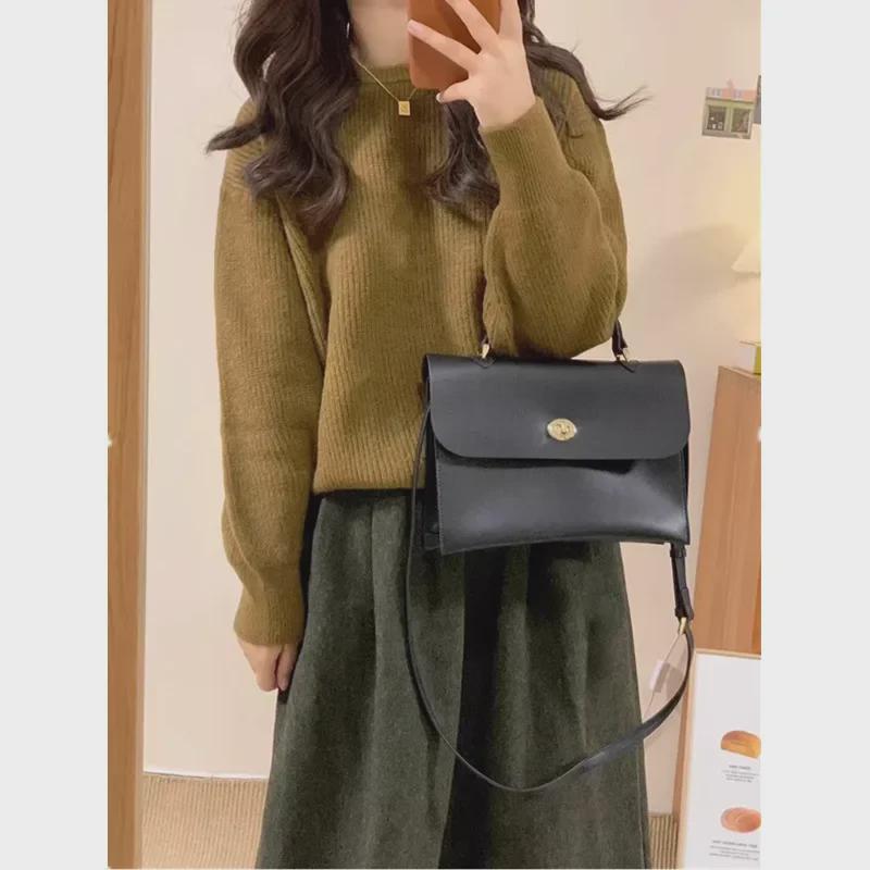 Women's High Waist Corduroy A-Line Skirt - Autumn/Winter Hip-Covering Long Skirt