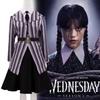 Addams Cosplay Costume School Uniform Dress Halloween Party Gifts